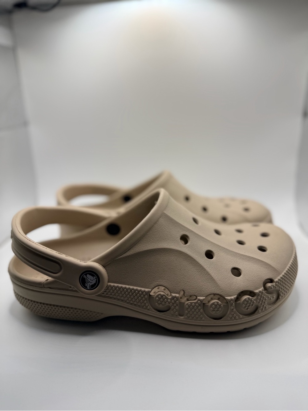 CROCS Women’s 9 or Men’s 7 in Taupe
